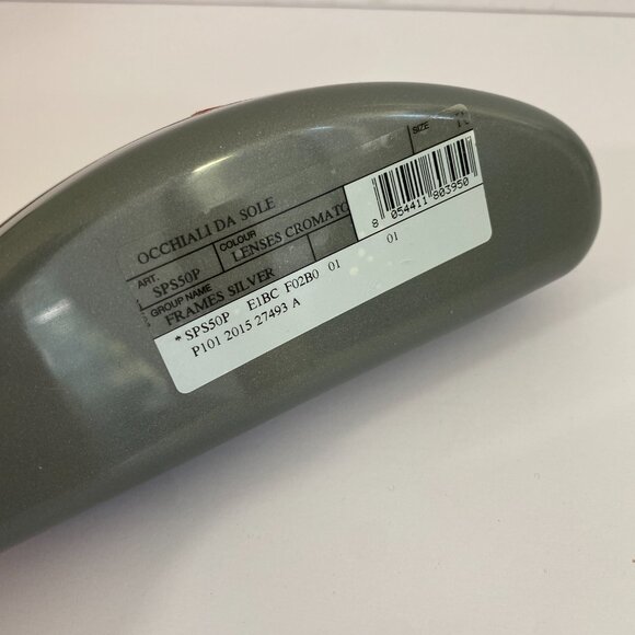 Prada Linea Rossa SPS50P Aviator Sunglasses Silver - Picture 10 of 10